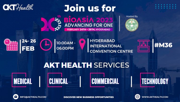 AKT Health is Exhibiting at BioAsia 2023